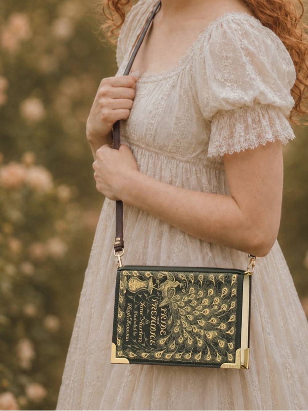 NWT Well Read Co. Pride & Prejudice Crossbody Book Bag